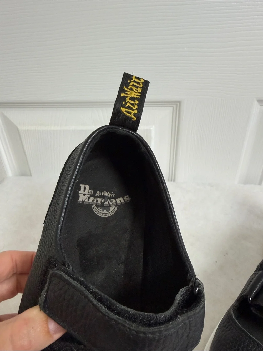 Dr. Doc Martens Mary Jane Leather Mae Platform Sneakers Women's Large 8